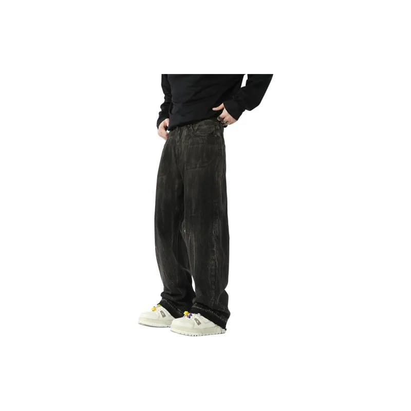 JASONWOOD Cowboy On The Run Jeans Unisex Dirty Black-4