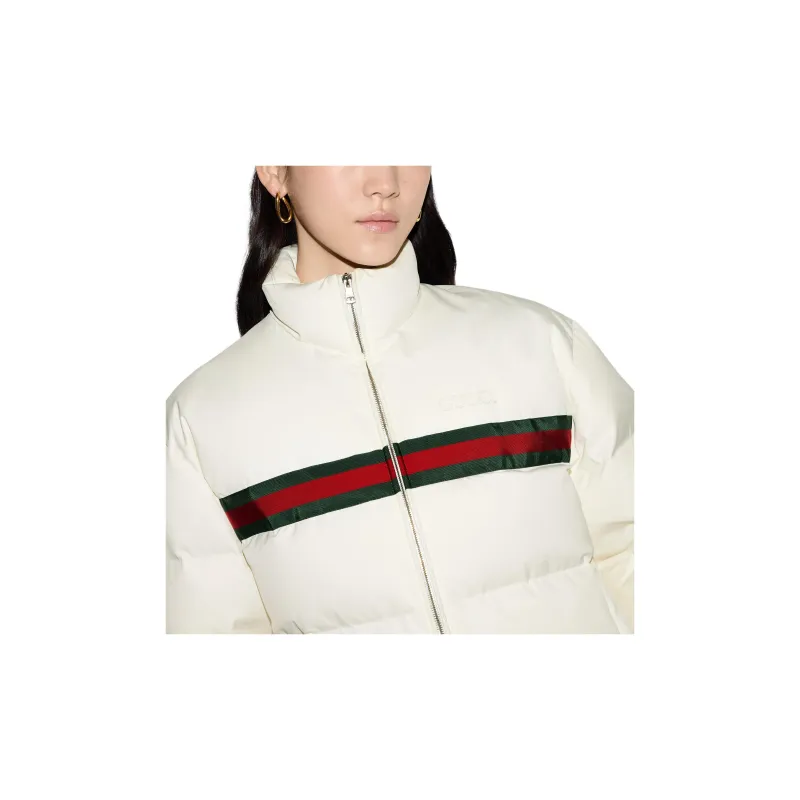 GUCCI Twill Bomber Jacket-5