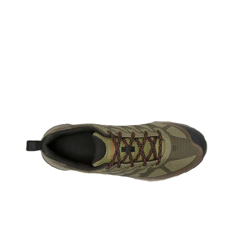 MERRELL Speed Eco Anti Slip Wear Resistant Low Top Hiking Shoes Men's Green-3