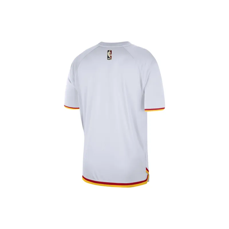 Nike Golden State Warriors Hardwood Classics Men's Nike Dri FIT Nba Short Sleeve Pregame Top-1