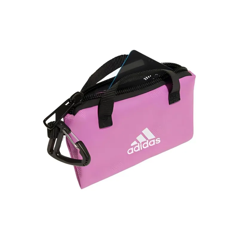 Adidas Polyester Handbag Mini Unisex Light Purple/White/Black-4