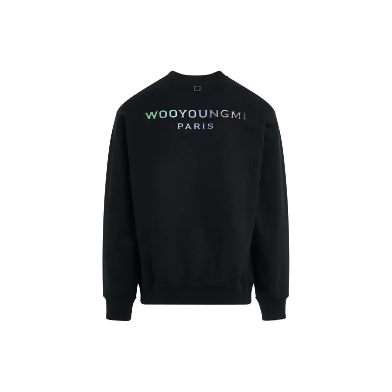 WOOYOUNGMI Sweatshirt Men's Black-1