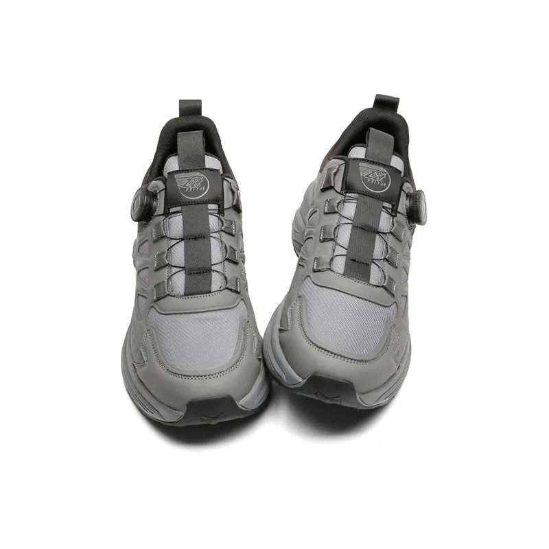 Feiyue Anti-Slip Wear-Resistant Low-Top Casual Running Shoes Men's Dark Gray-2