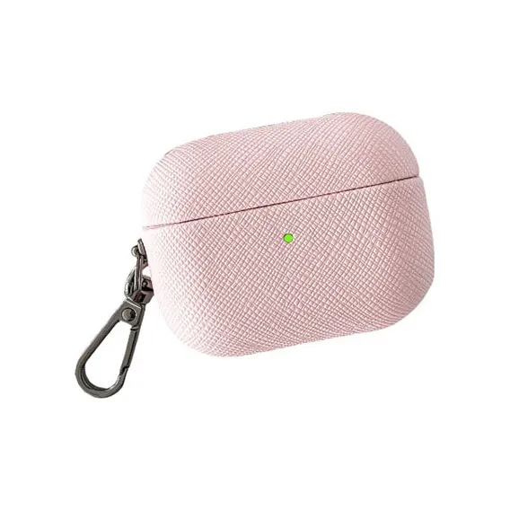 Compatibility AirPods 3/1/2/Pro 2 PC Niche Cross Leather Texture Minimalist Style Fully Enclosed Headphone Cases-7