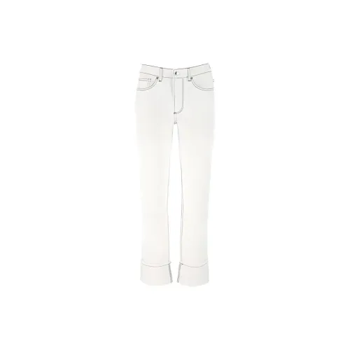 Burberry Jeans Women's Natural White