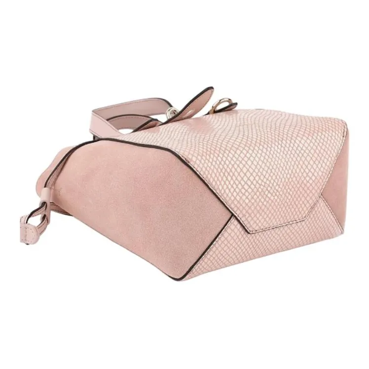 Furla Net Collection Cow Leather Basket Bag, Handbag, Shoulder Bag, Crossbody Bag Small Size Women's Pink-4