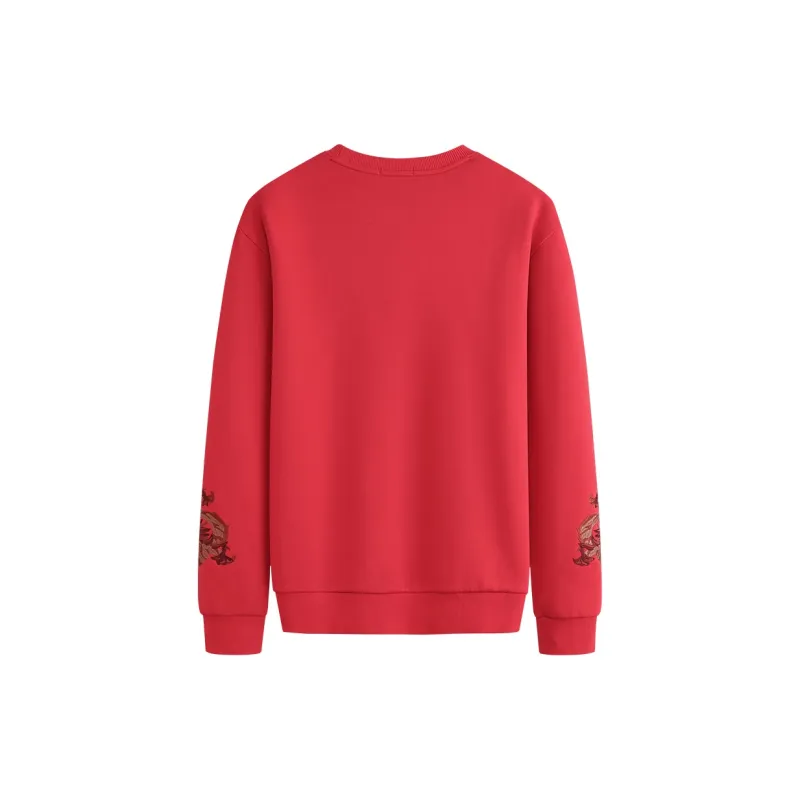 Dance With Wolves Sweatshirt Men's Red-1