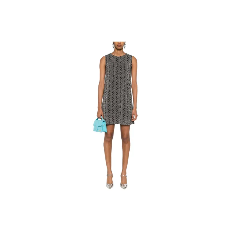 MISSONI Sleeveless Zig zag Mini Dress-1