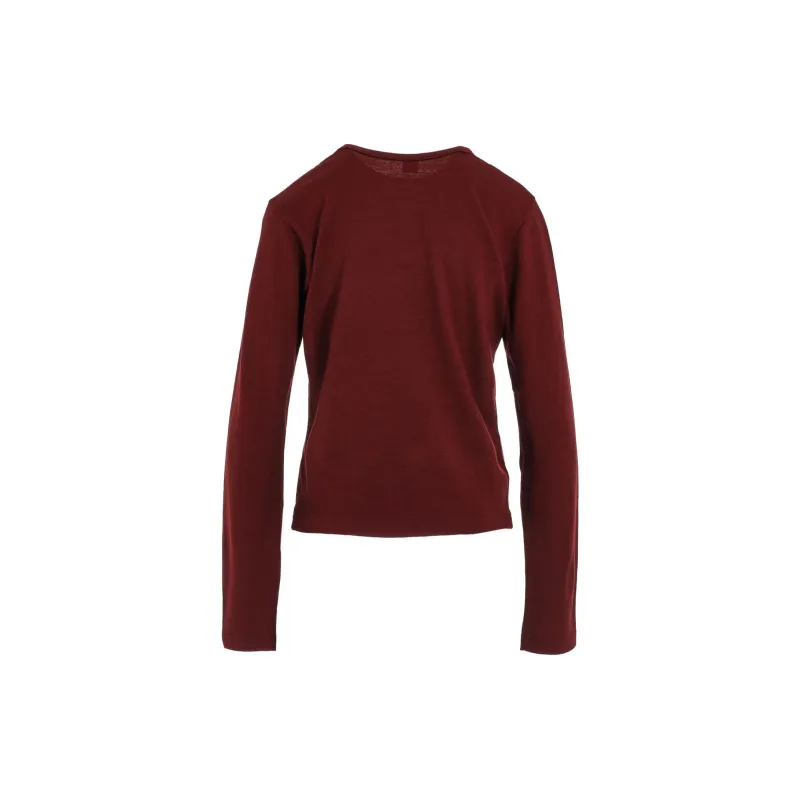 Yohji Yamamoto Y's FW24 Sweater Women's Burgundy-1