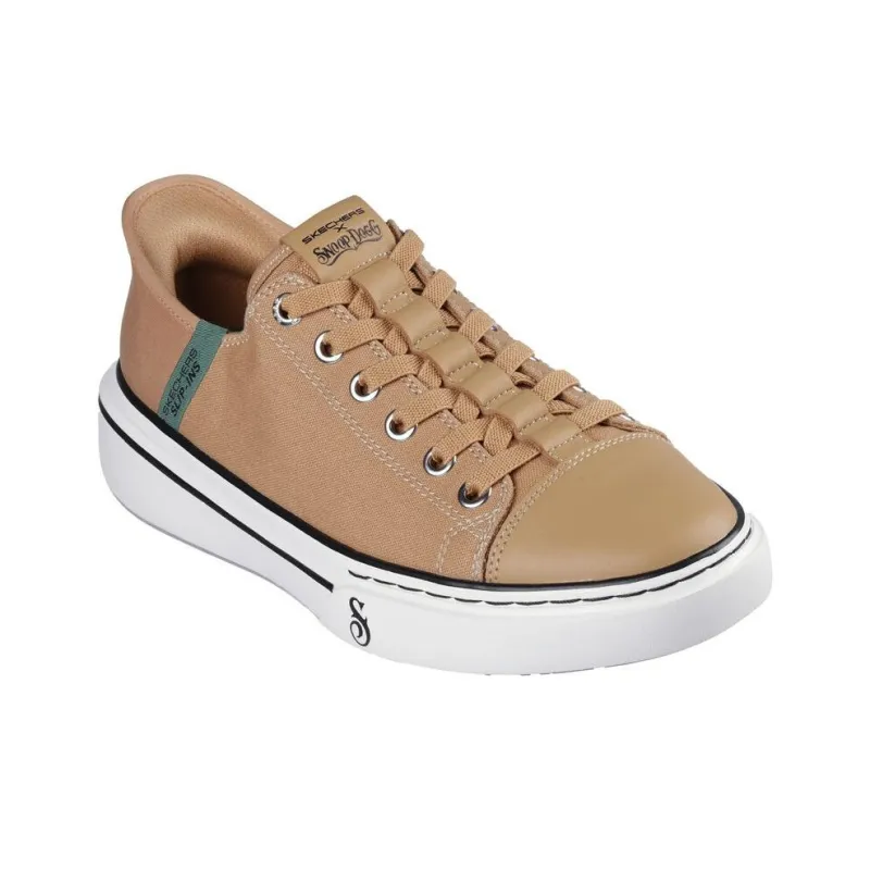 Snoop Dogg x Skechers Snoop One Anti-Slip Wear-Resistant Low-Top Canvas Shoes Men's Orange-2