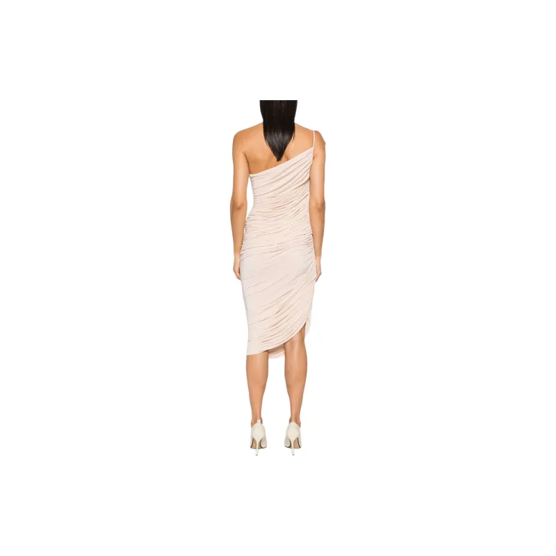 Magda Butrym Draped Floral appliqué Midi Dress-2