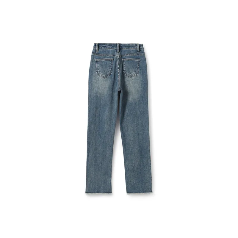 Shavani Casual Versatile Jeans Women's-5