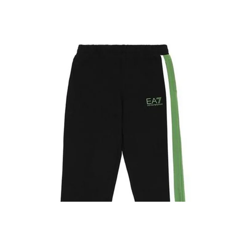 EMPORIO ARMANI SS23 Sports Pants Women's Black Green-1