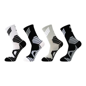 MIIOW Mid Calf Socks Men's 4 Pack