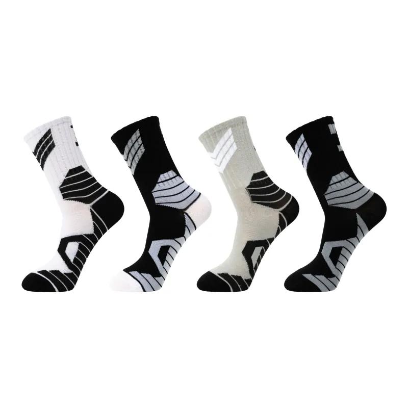 MIIOW Mid Calf Socks Men's 4 Pack-16