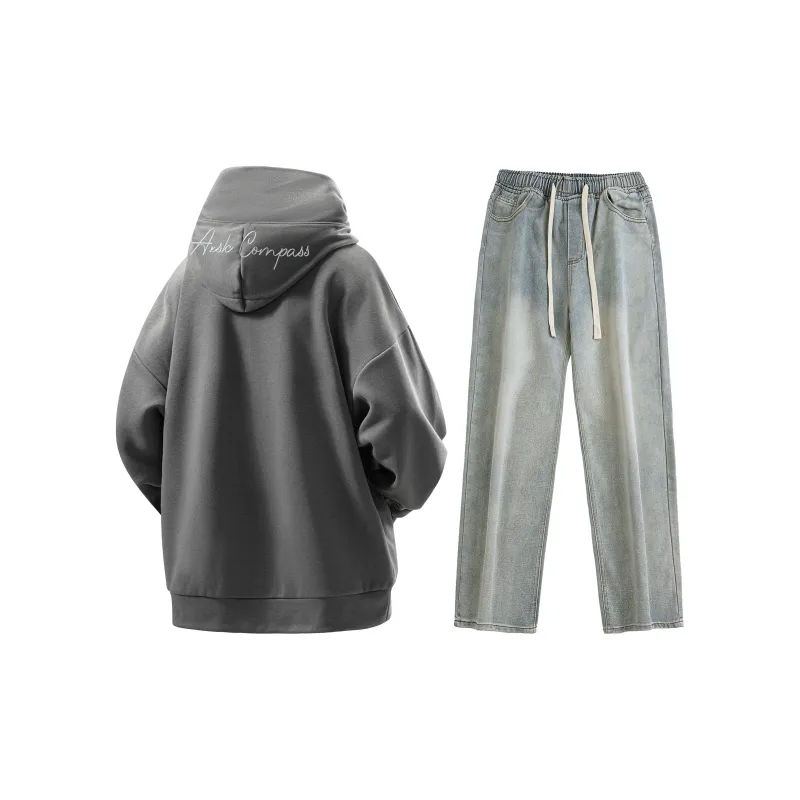 A.X.S.K Sweatshirt Sets Unisex-43