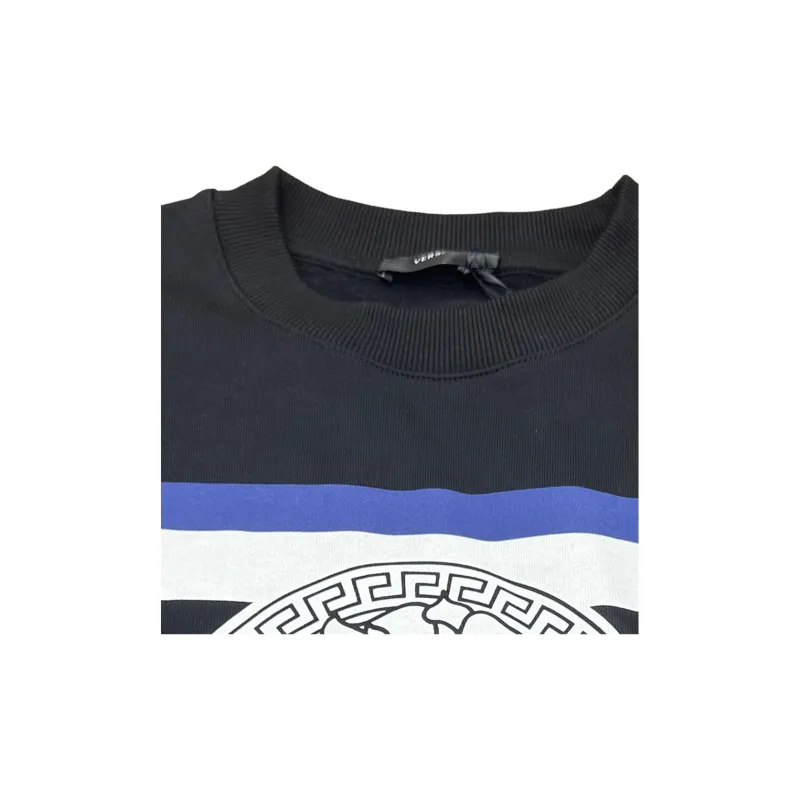 VERSACE Sweatshirts Men Black-3