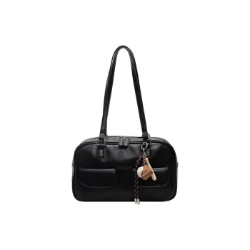 KARUISHA PU Shoulder Bag Women's Black Burgundy Brown Coffee