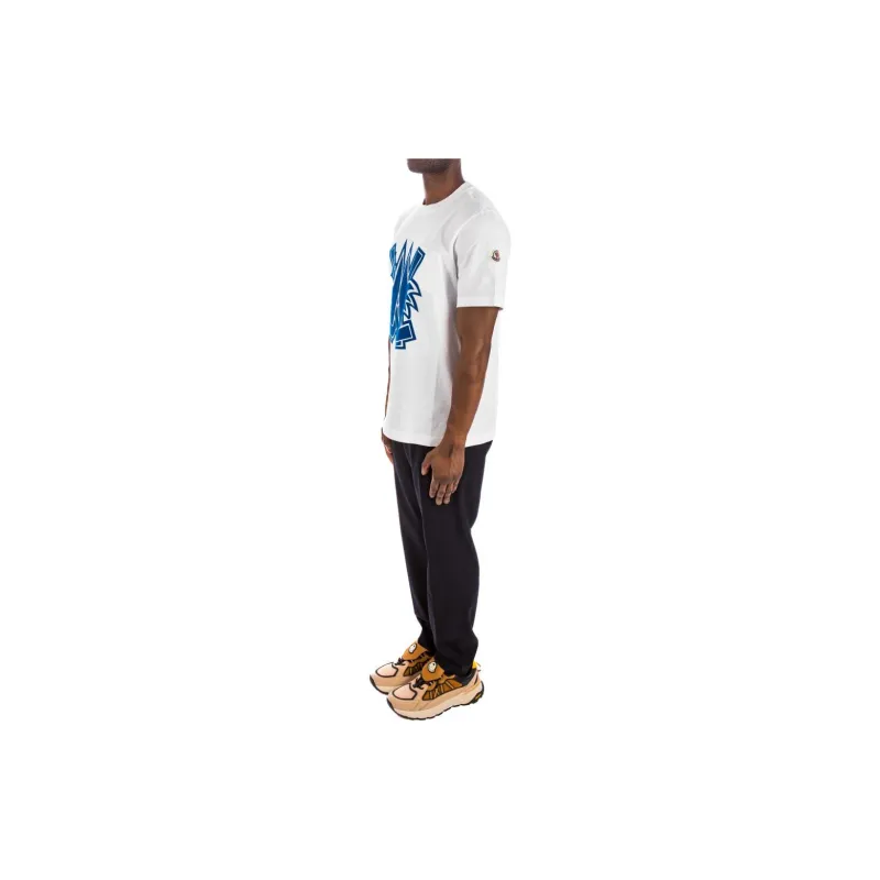Moncler T Shirts Men White-4