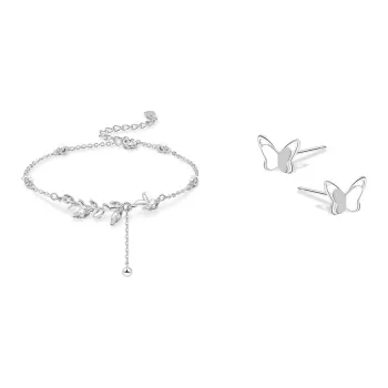 KUMET Zircon Bracelets Women's Couple Birthday Gift For Anniversary