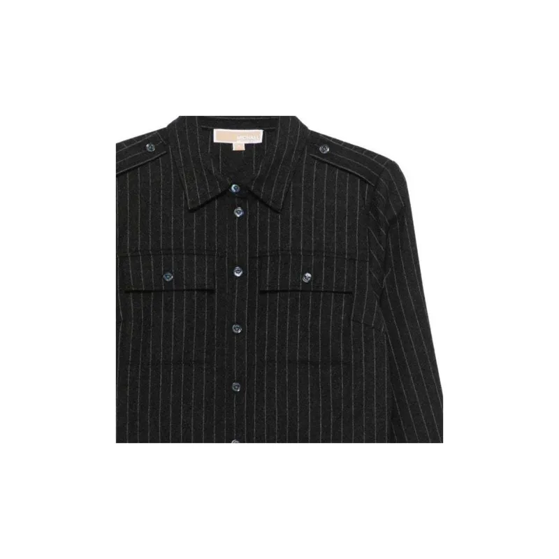 MICHAEL KORS FW24 Shirt Women's Charcoal Gray-2