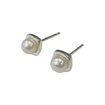 YUDIAN Freshwater Pearl Stud Earrings Women's