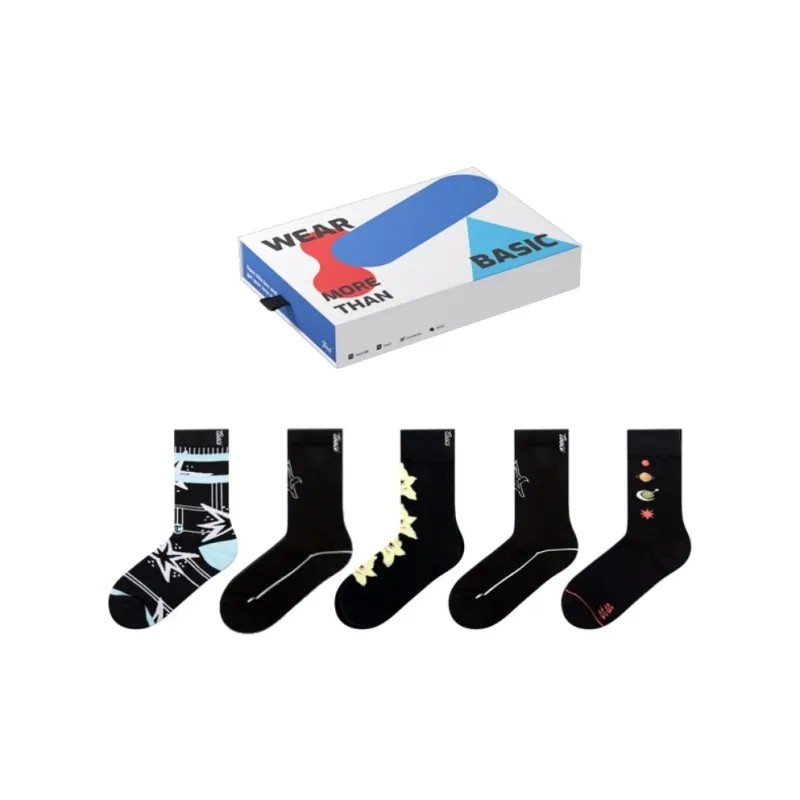 TOOCI Unisex Mid Calf Socks-5
