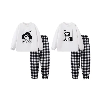 Maultiay Pajama Set Unisex White