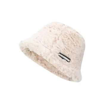 PUIU Plush Bucket Hat Trendy Thermal Ear Protecting Bucket Hat Unisex