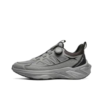 Feiyue Anti Slip Wear Resistant Low Top Casual Running Shoes Men's Dark Gray