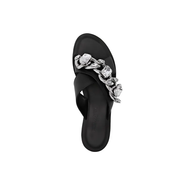PHILIPP PLEIN Slide Slippers Women's Black-2