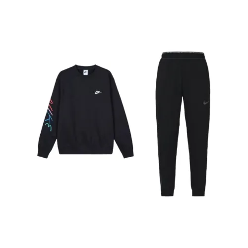 Nike Club FLEECE Sweatshirt Set Men's Black