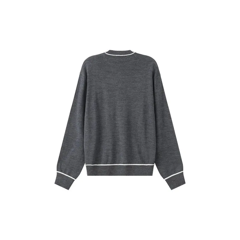 EMPORIO ARMANI Eagle Jacquard Crewneck Jumper-1