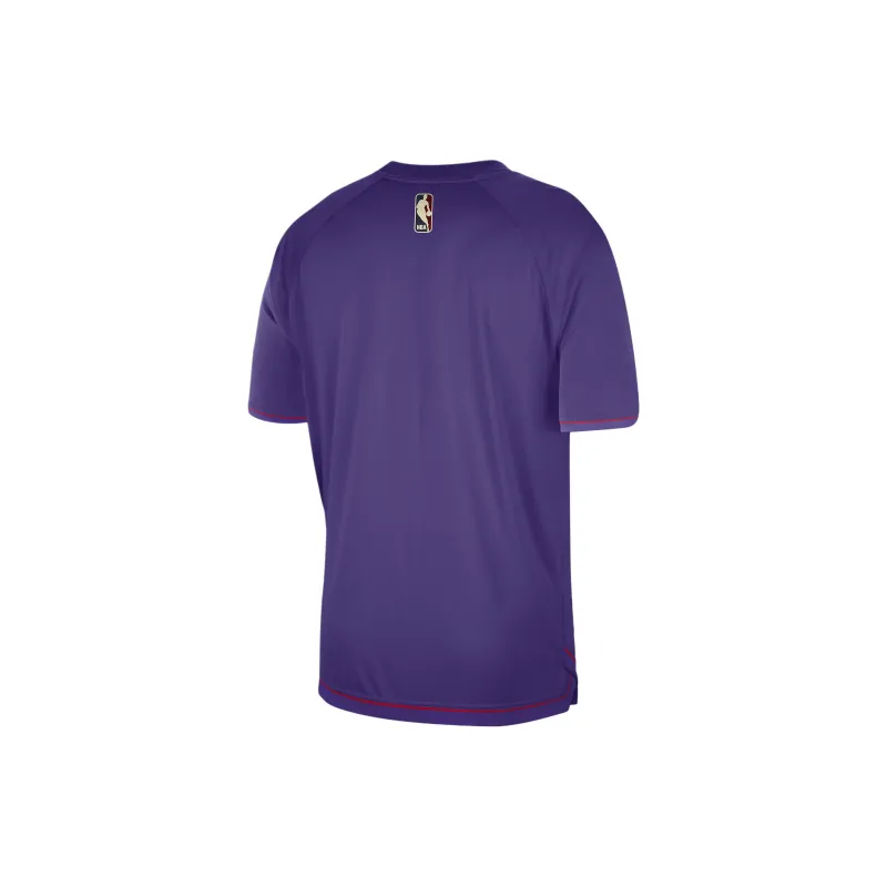 Nike Toronto Raptors Hardwood Classics Men's Nike Dri FIT Nba Short Sleeve Pregame Top-1