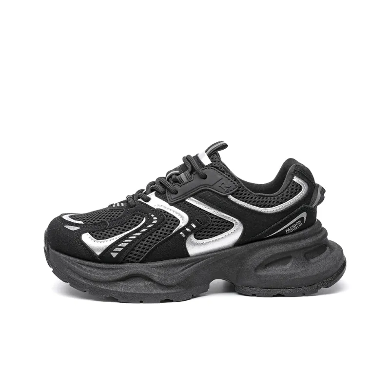ABIDJAN Breathable Lightweight Low Top Chunky Sneakers Women's-12