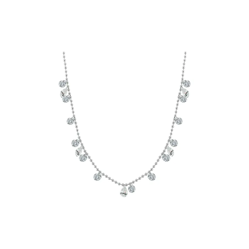 Listen To The Flowers Bloom Alloy Necklaces Women's-0