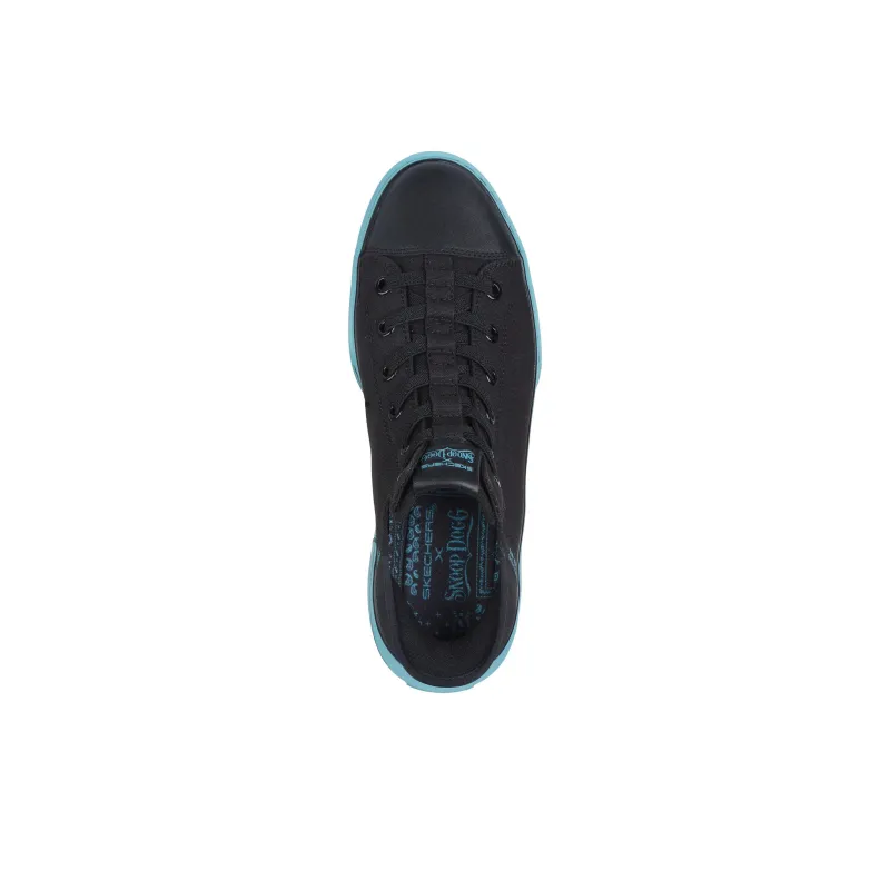 Snoop Dogg x Skechers Slip Ins Wear-resistant And Lightweight Low-Top Canvas Shoes Men's Black Blue-2