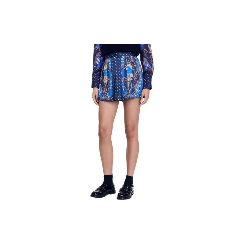 Sandro Pleated Skorts-1