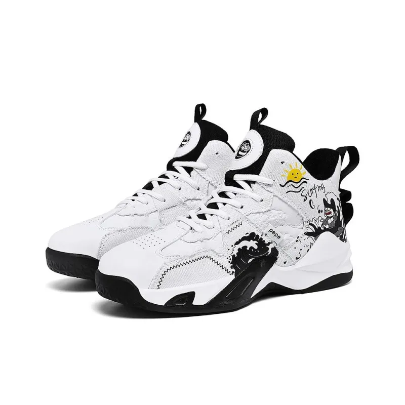 Pepe The Frog Cushioning Anti Slip And Wear Resistant Breathable Coverage Low Top Basketball Shoes Unisex-13