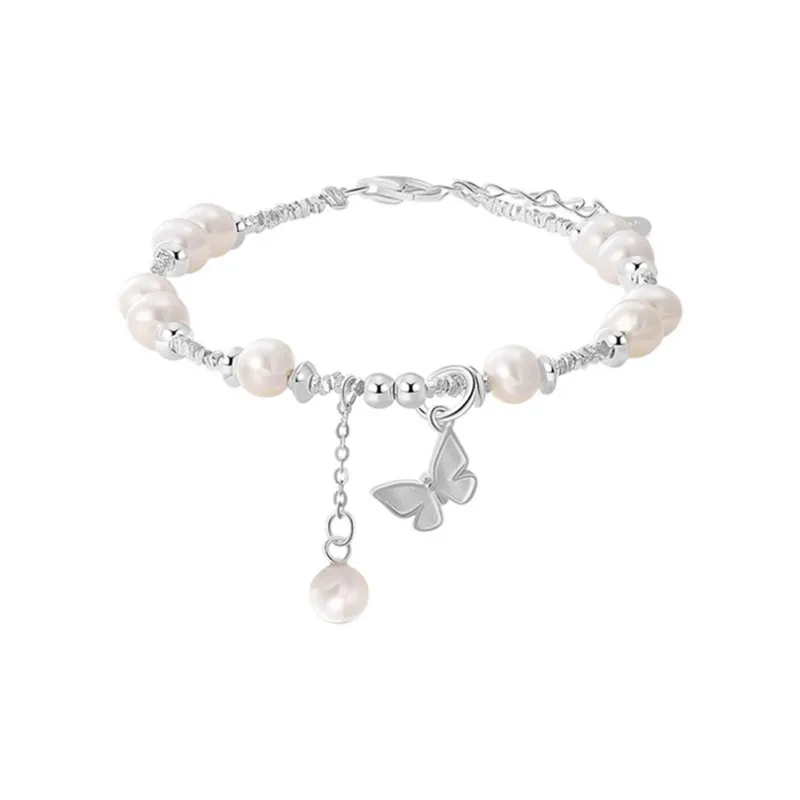 Danfu 925 Sterling Silver Bracelets Women's-0