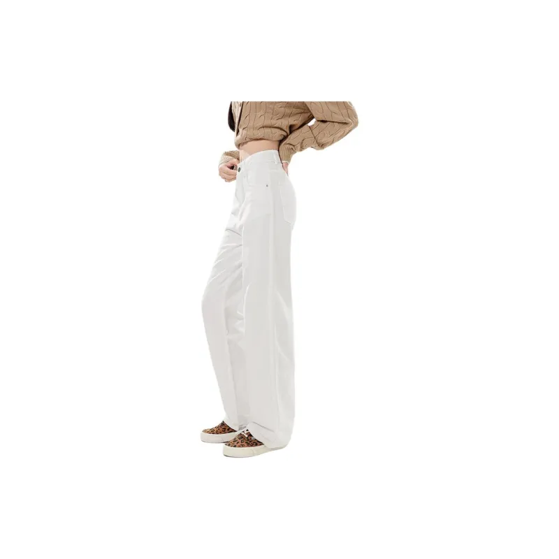 Concubine Zhu Jeans Unisex White-12