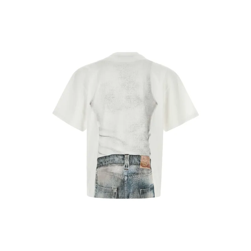 Y/Project Trompe L'Oeil T Shirt 'White'-1