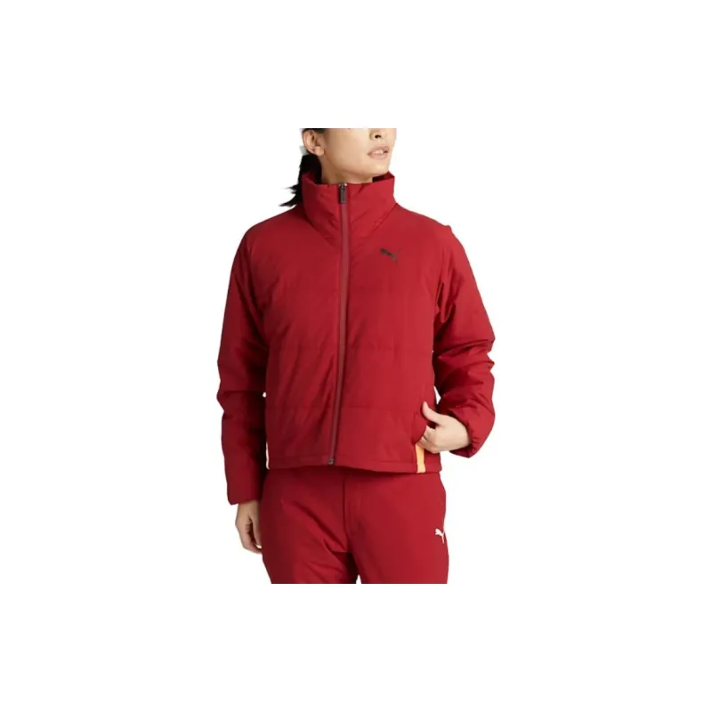 PUMA Golf PF Golf FW24 Puffer Jacket Women's Dark Red-2
