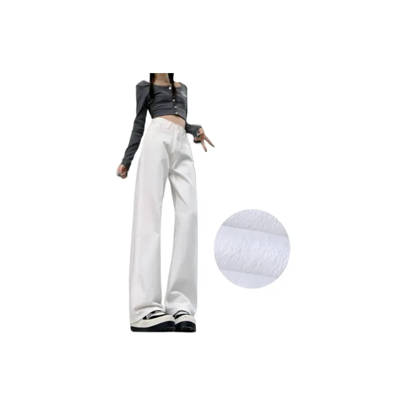 Concubine Zhu Jeans Unisex White-8