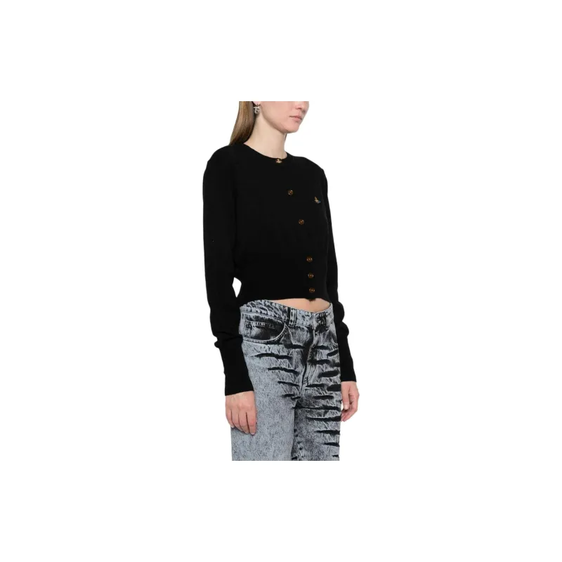 Vivienne Westwood Orb Embroidered Knitted Cardigan-5