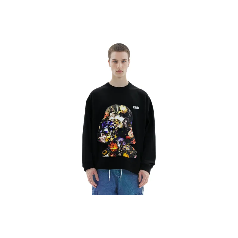 KITH For Star Wars Floral Vader Crewneck-2