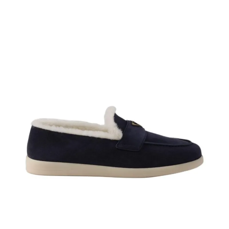 PRADA Loafers Men Blue-1