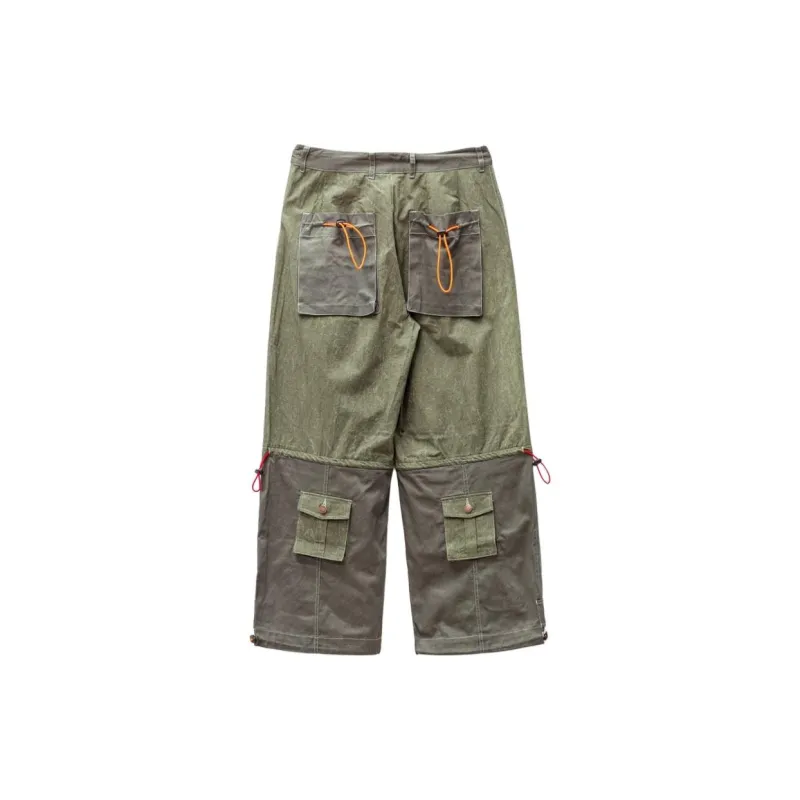 FRIED RICE Cargo Pants Unisex Green-1