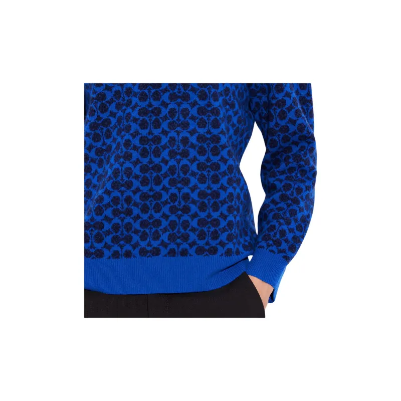 COACH SS23 Sweater Men's Bright Blue-3
