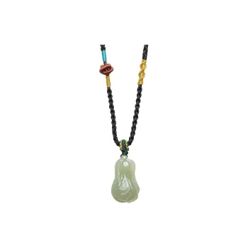 ZHOU LIU FU Pendants Green Jade Unisex